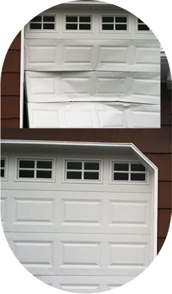 garage door before and after